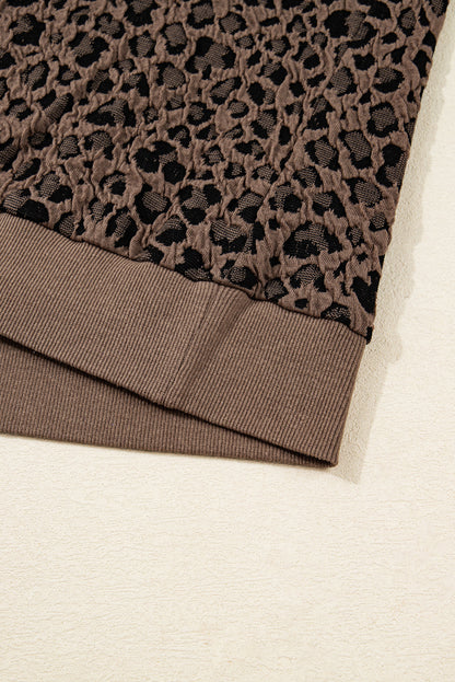 leopard long sleeve top