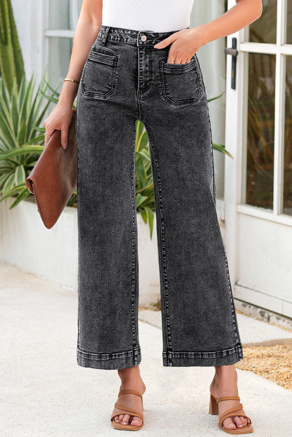 straight leg loose jeans