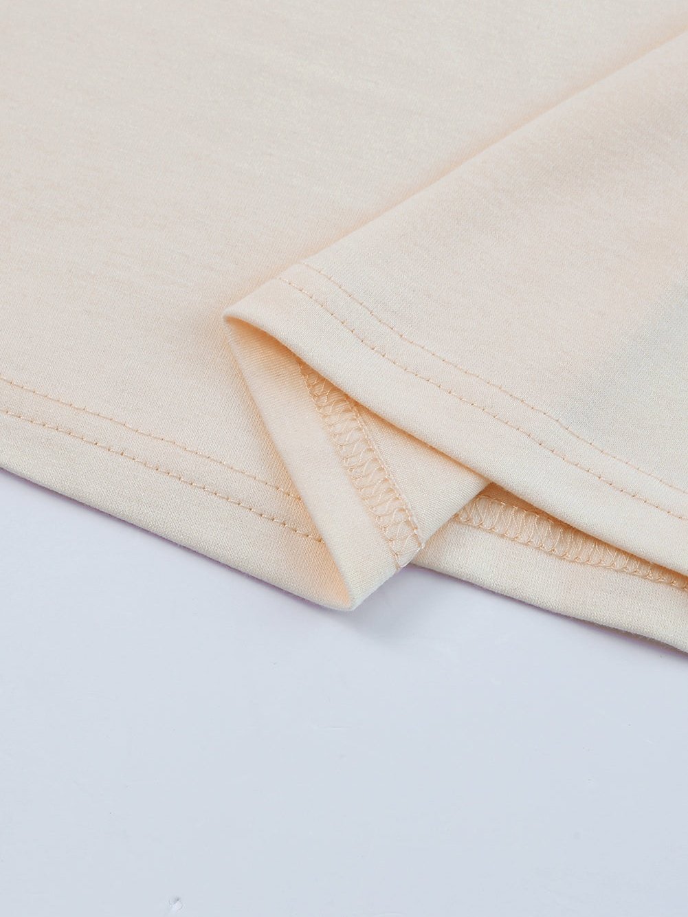 Apricot Tiered Ruffle Sleeve T-Shirt with Chic Style