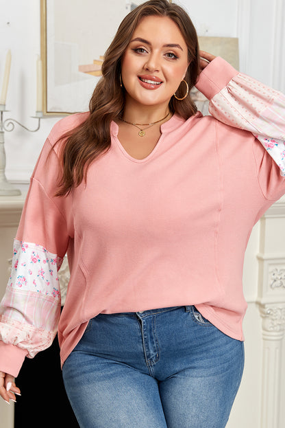 plus size long sleeve top