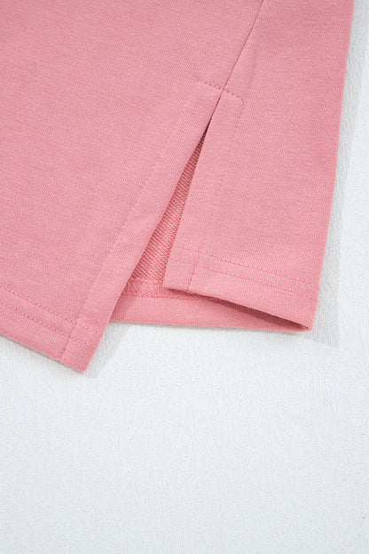 flower patched sweatshirt