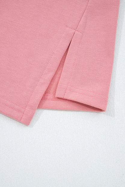 flower patched sweatshirt