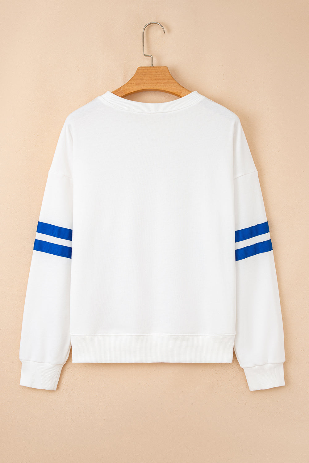 varsity striped sweatshirt