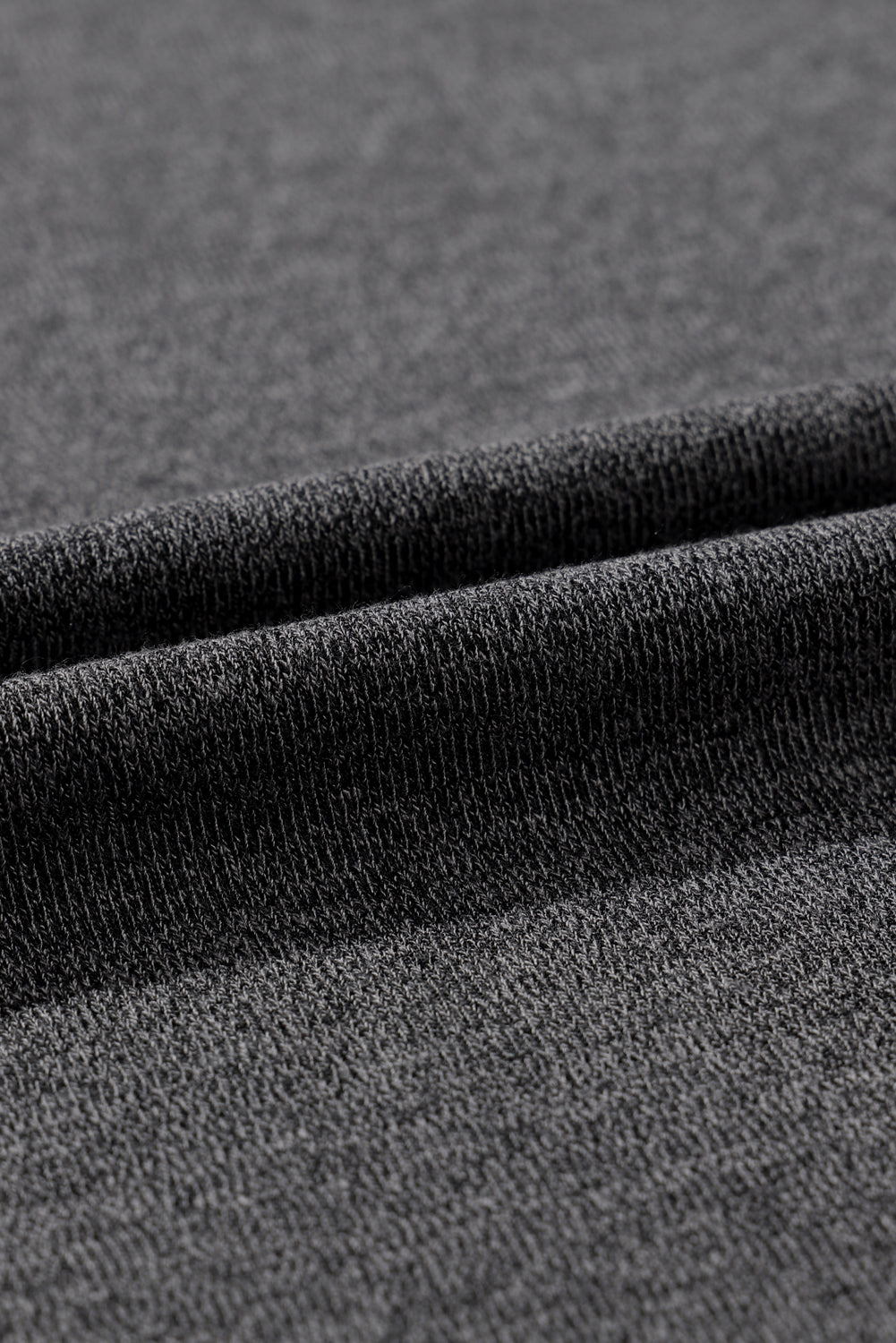 Gray Heather V-Neck Knit Cardigan with Front Pockets