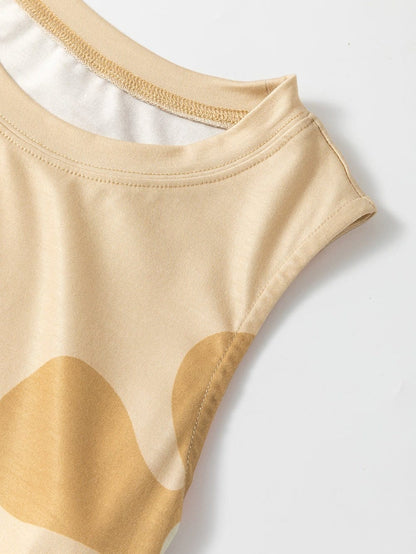 Daisy Blossom Sleeveless Mini Dress