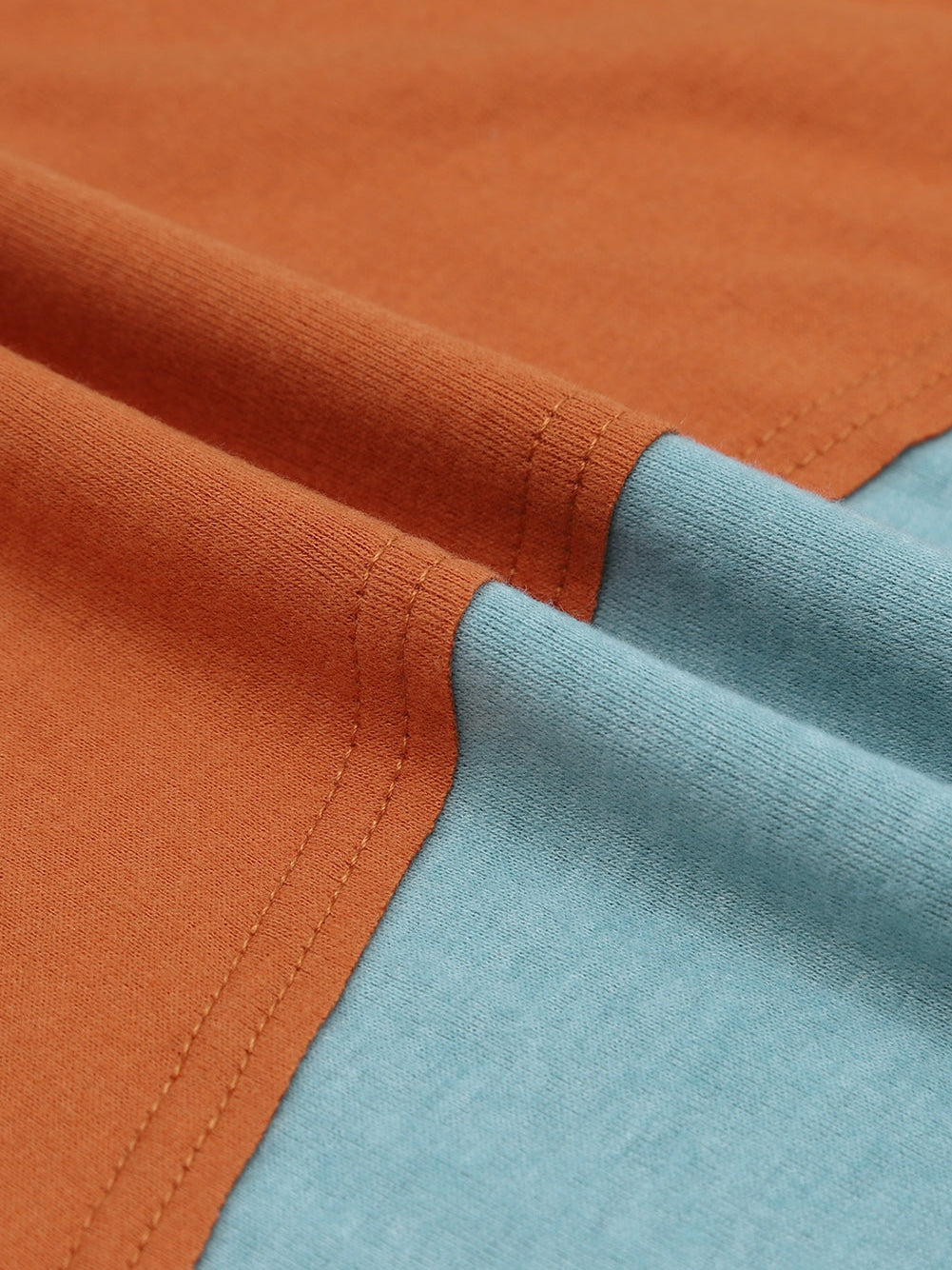 Green Striped Colorblock Bishop Sleeve Top