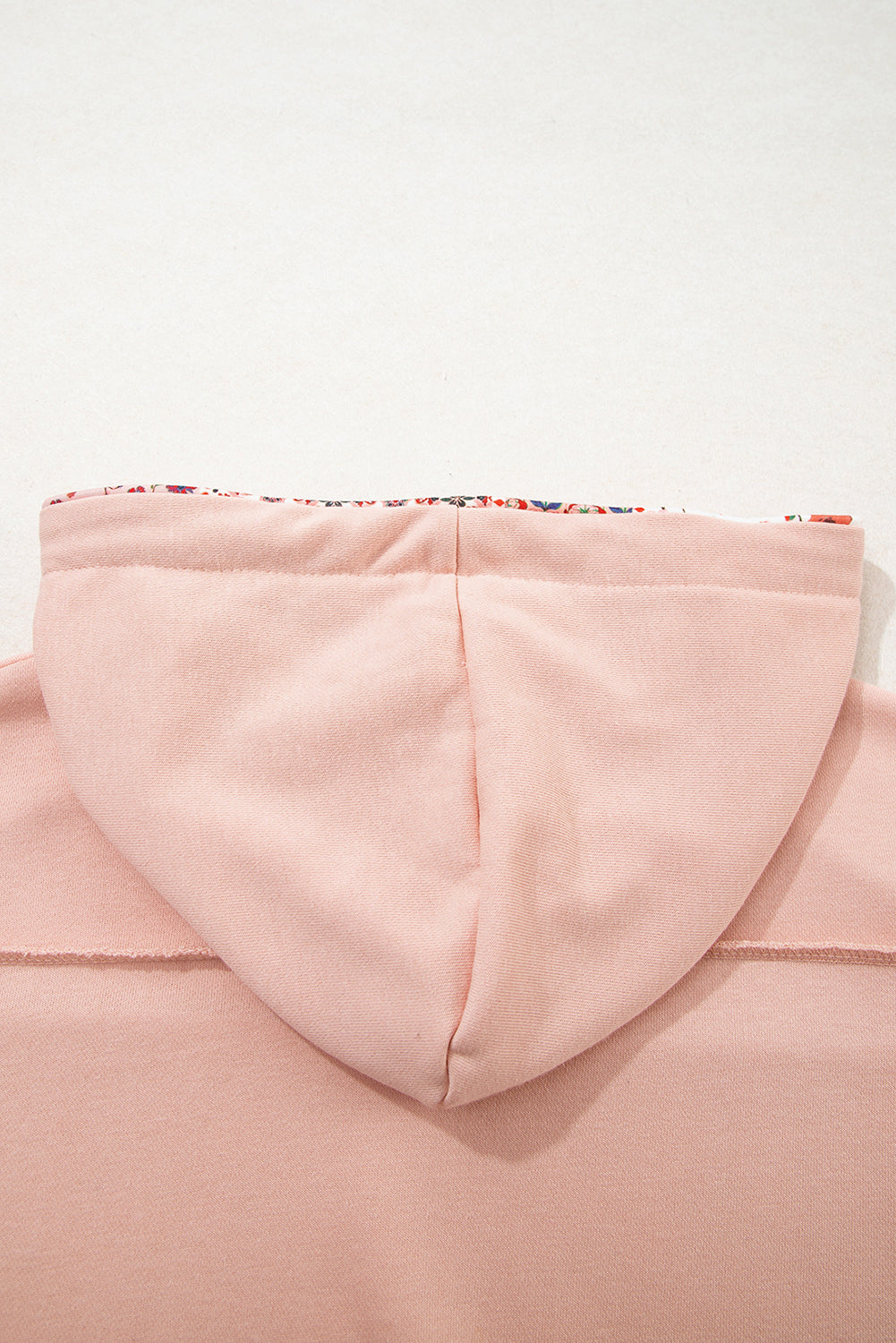 floral patchwork hoodie