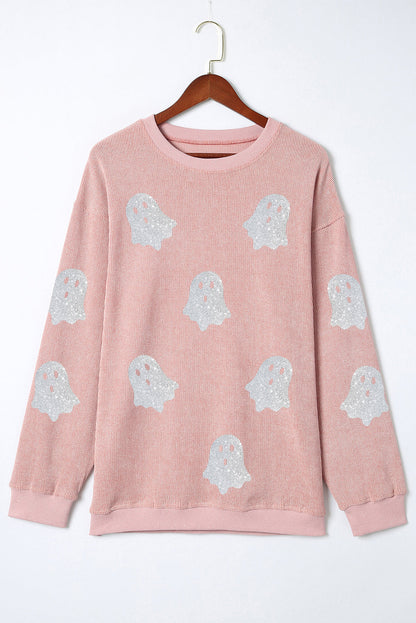 pink halloween sweatshirt