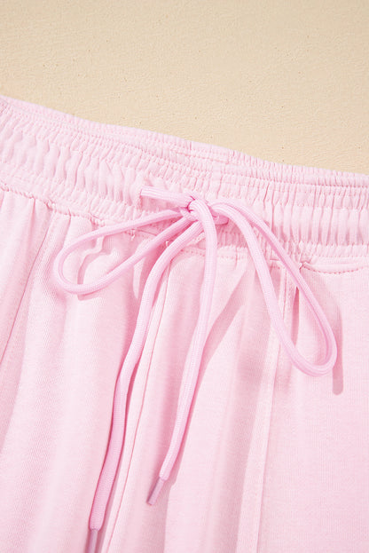 light pink jogger pants