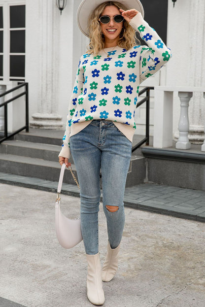 cute flower sweater