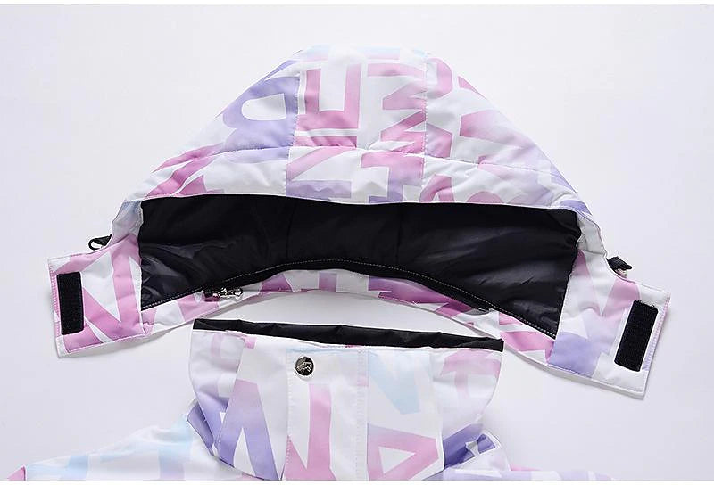 ski suit suit ladies winter outdoor windproof and splashproof warm thickened single-board double-board ski pants new