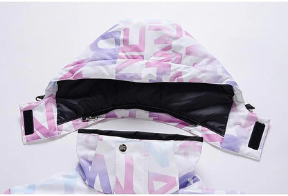 ski suit suit ladies winter outdoor windproof and splashproof warm thickened single-board double-board ski pants new