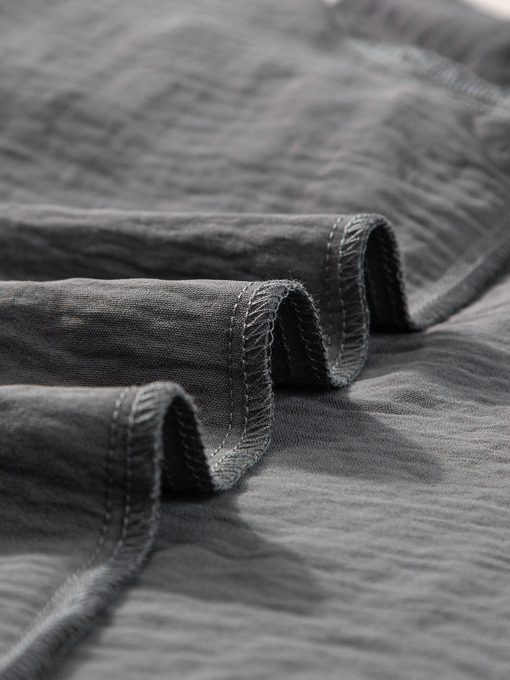 Dark Grey Ruffled Short Sleeve Plus Size Top