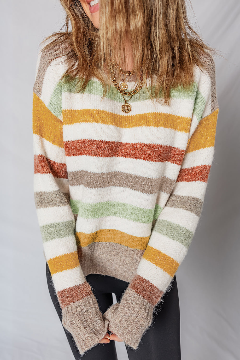 stripe sweater