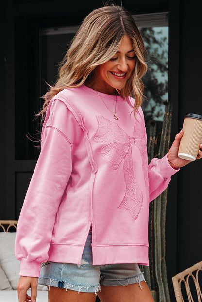 bow sweatshirt