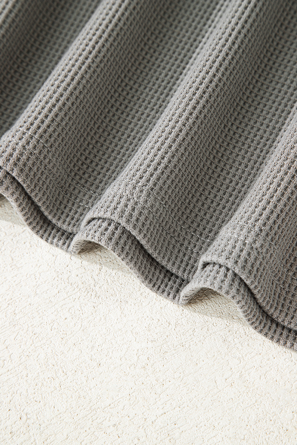 waffle long sleeve top