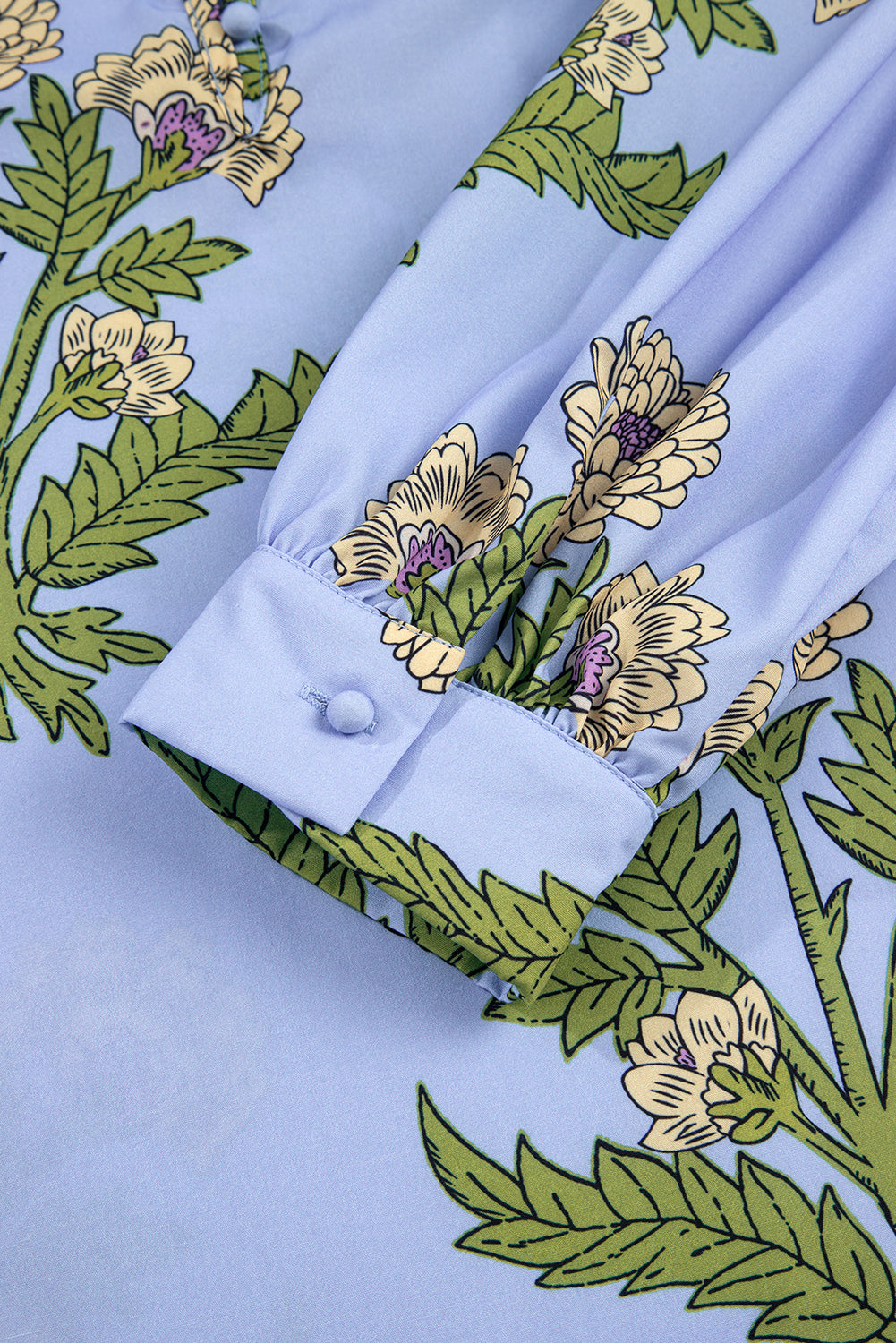 floral long sleeve blouse