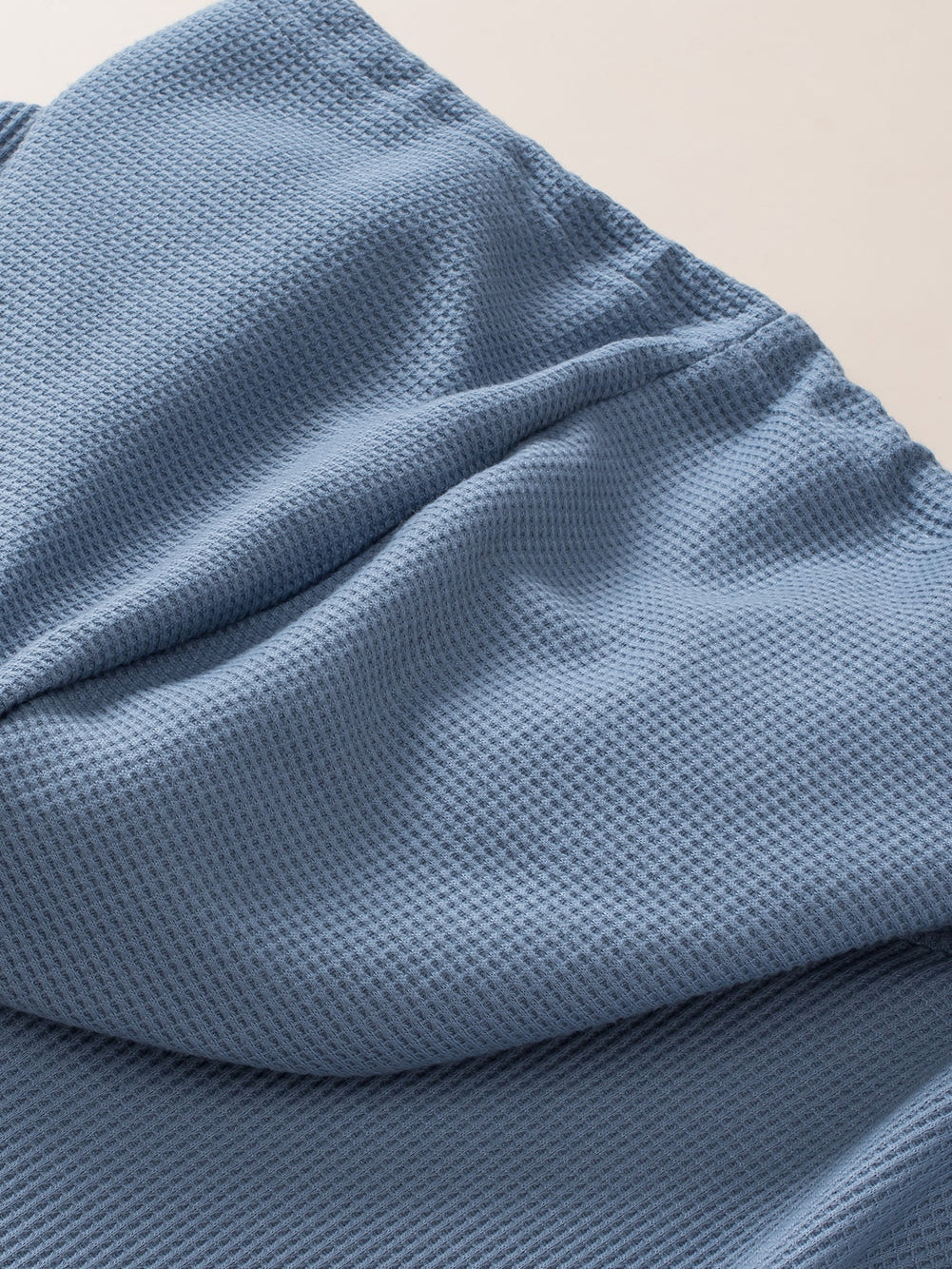 Ashleigh Blue Plus Size Waffle Knit Short Sleeve Drawstring Hoodie