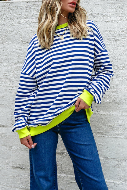 striped sweatshirt