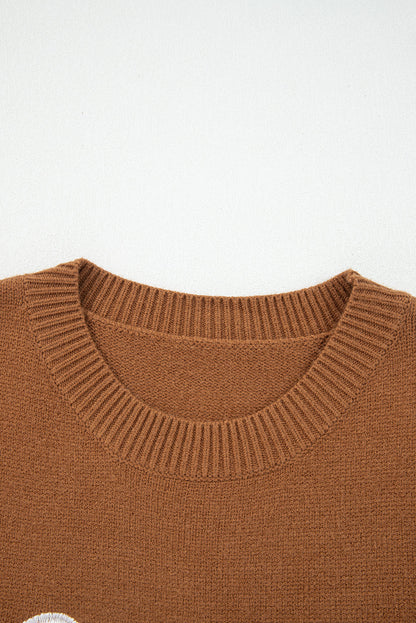 western graphic sweater