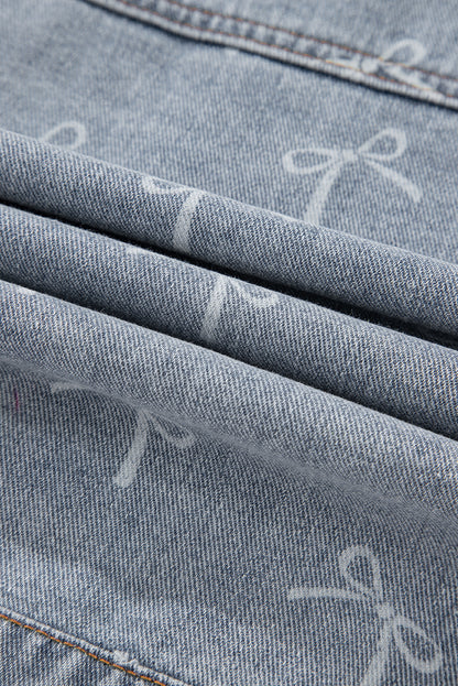 Raw Hem Denim Jacket