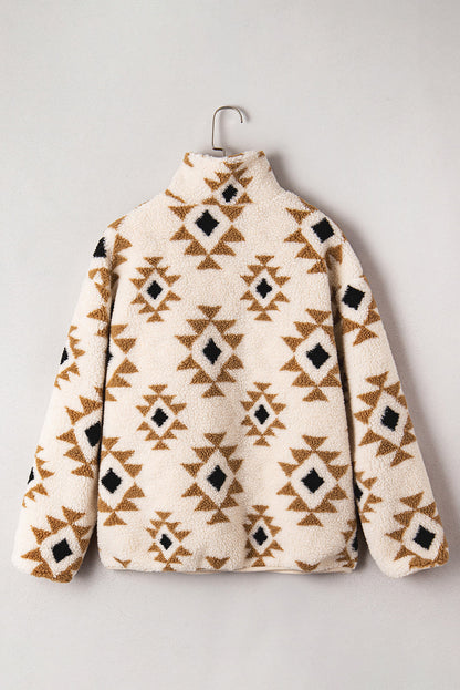 aztec print sweatshirt