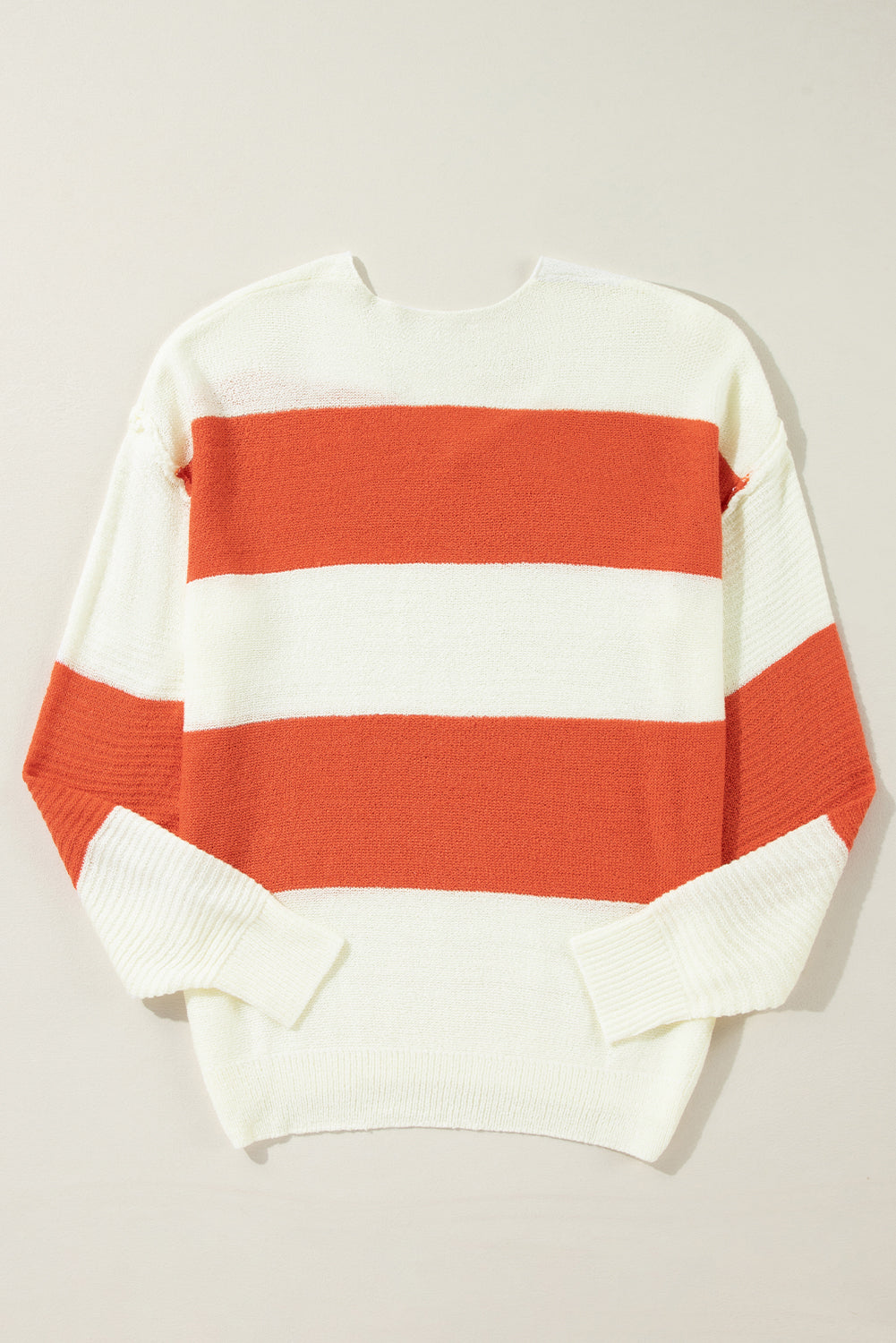 Orange Stripe sweater