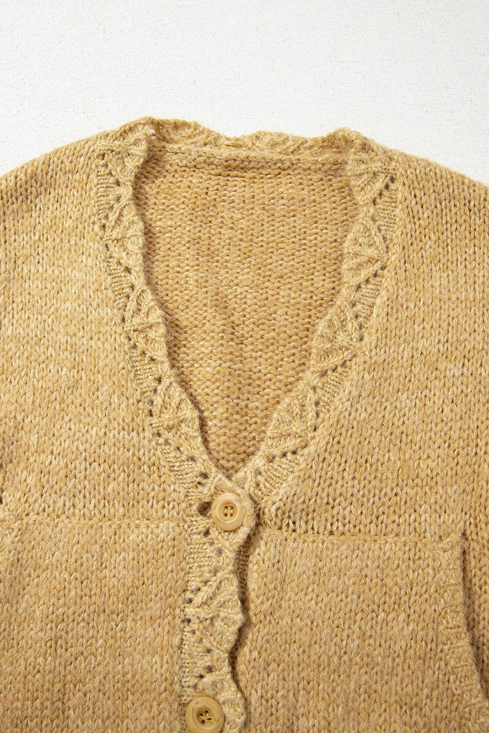 lantern sleeve cardigan