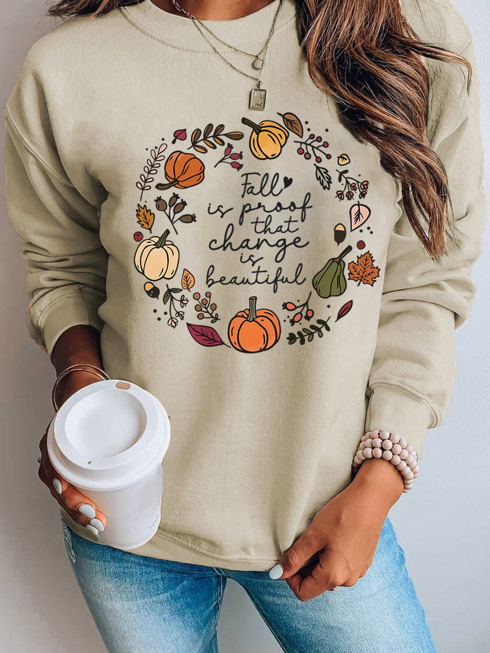Harvest Harvest Pumpkin Patch Graphic Sweatshirt