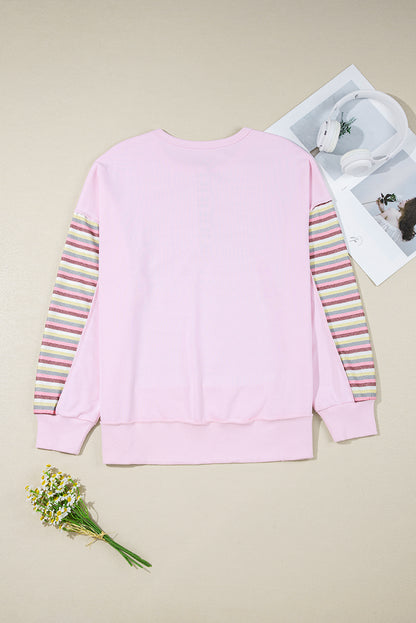 color block sweatshirt