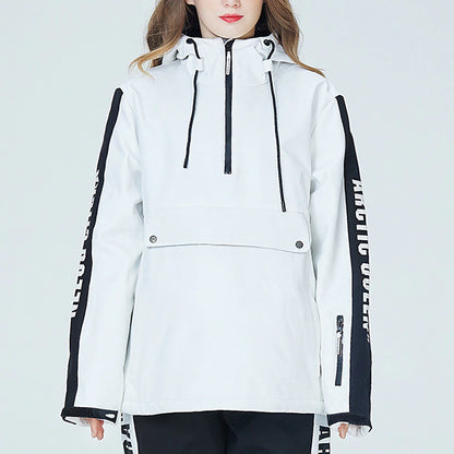 Men's Women's Hoodie Jacket Ski Jacket Outdoor Winter Thermal Warm Windproof Breathable Hooded Windbreaker Winter Jacket for Skiing Camping / Hiking Snowboarding Ski