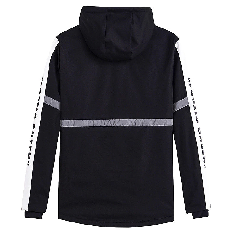 Men's Women's Hoodie Jacket Ski Jacket Outdoor Winter Thermal Warm Windproof Breathable Hooded Windbreaker Winter Jacket for Skiing Camping / Hiking Snowboarding Ski