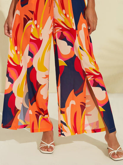 Chiffon Wide Leg Beach Pants