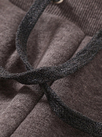 Women's Fleece Pants Fleece Plain Light Gray Dark Grey Active High Waist Full Length Outdoor Street Fall Winter