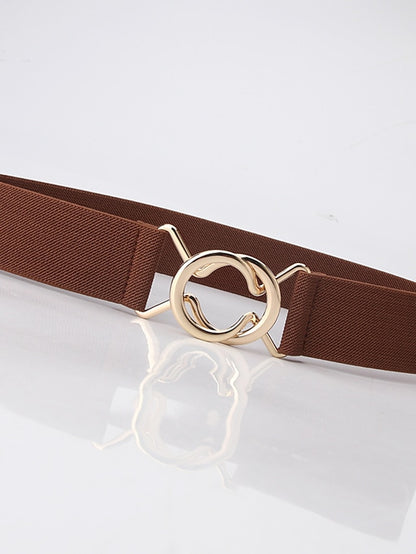 Women's Belt Alloy White Black Gray Pink Camel Wide Belt Outdoor Dailywear Daily Holiday Pure Color / Spring / Summer / Fall / Winter / Coffee - LuckyFash™