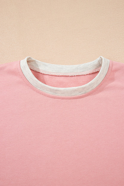 color block pant set