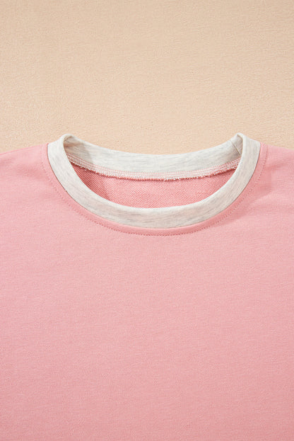 color block pant set