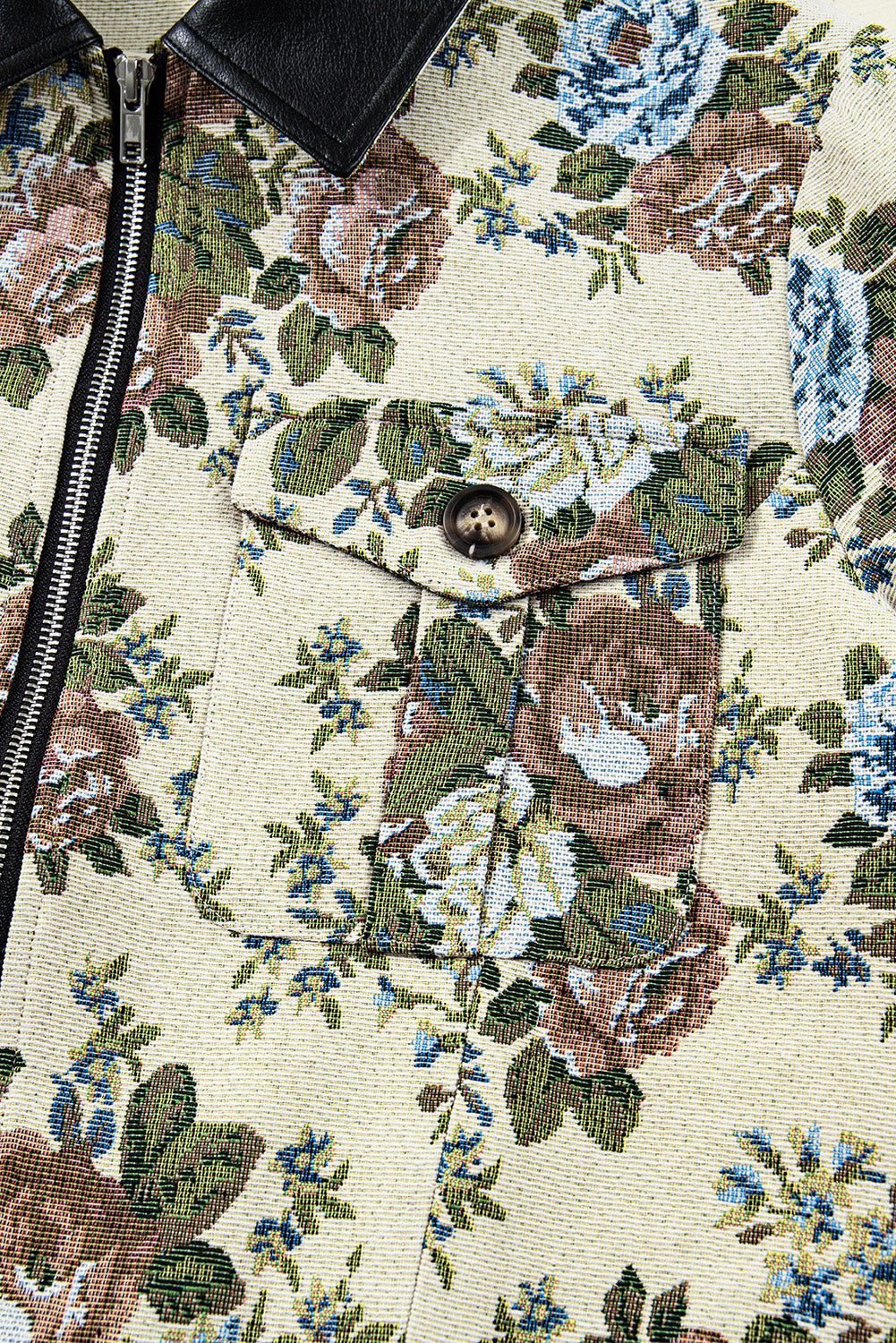 vintage floral jacket