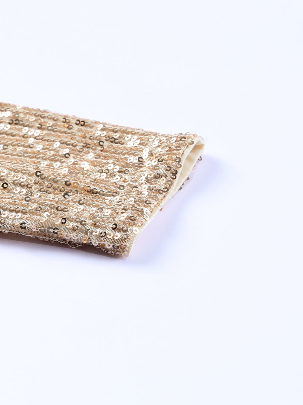 V-Neck Shimmery Bodycon Dress