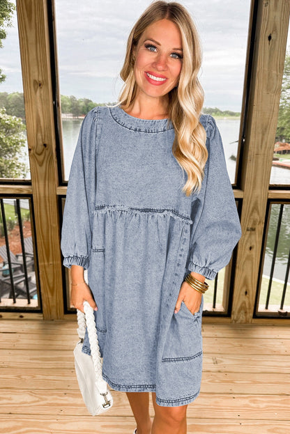 denim t shirt dress
