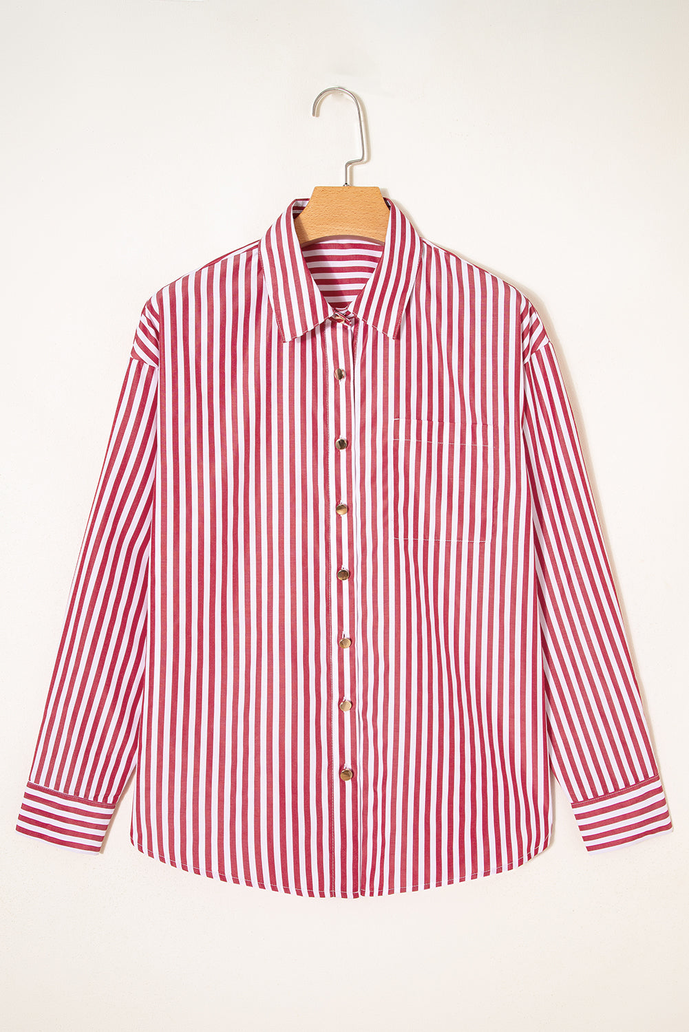 stripe print shirt