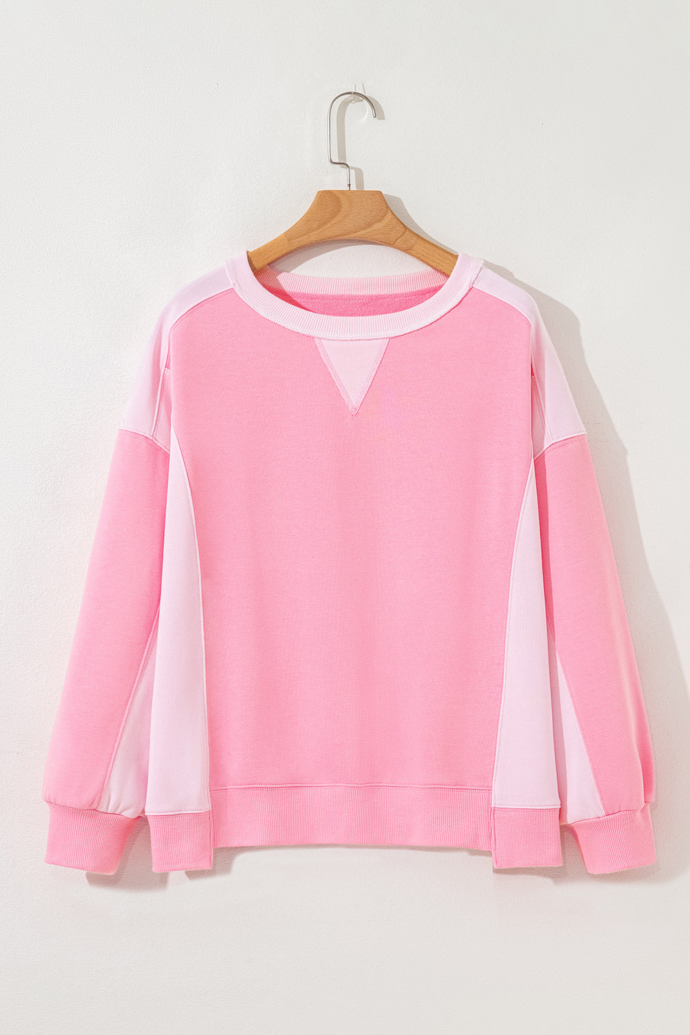 color block sweatshirt