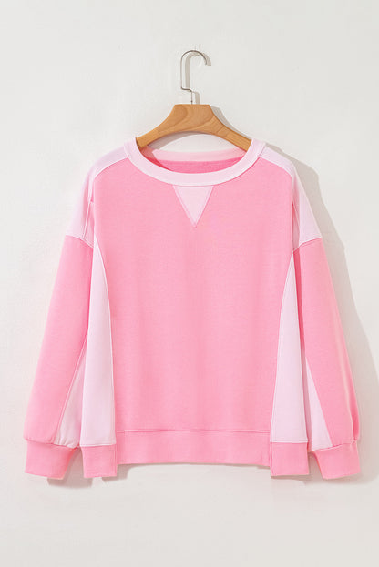 color block sweatshirt
