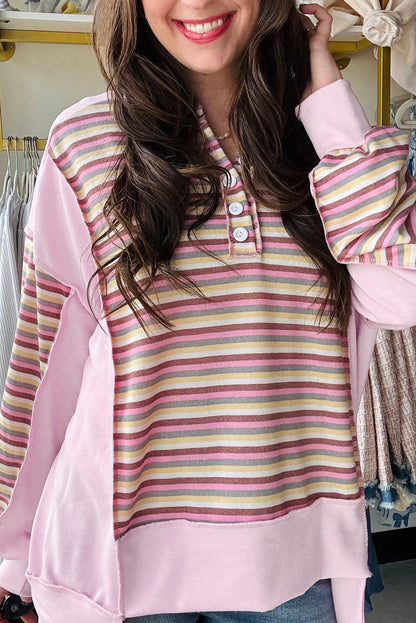 color block sweatshirt