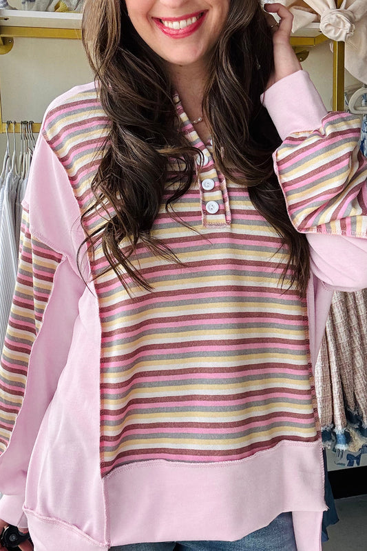 color block sweatshirt