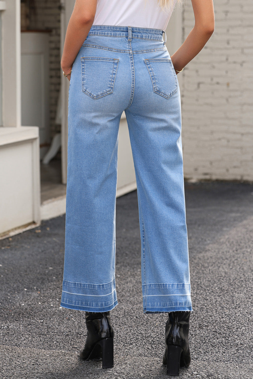 blue jeans loose fit