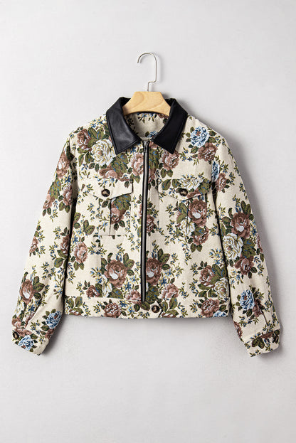 vintage floral jacket
