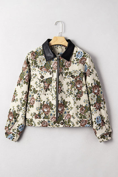 vintage floral jacket