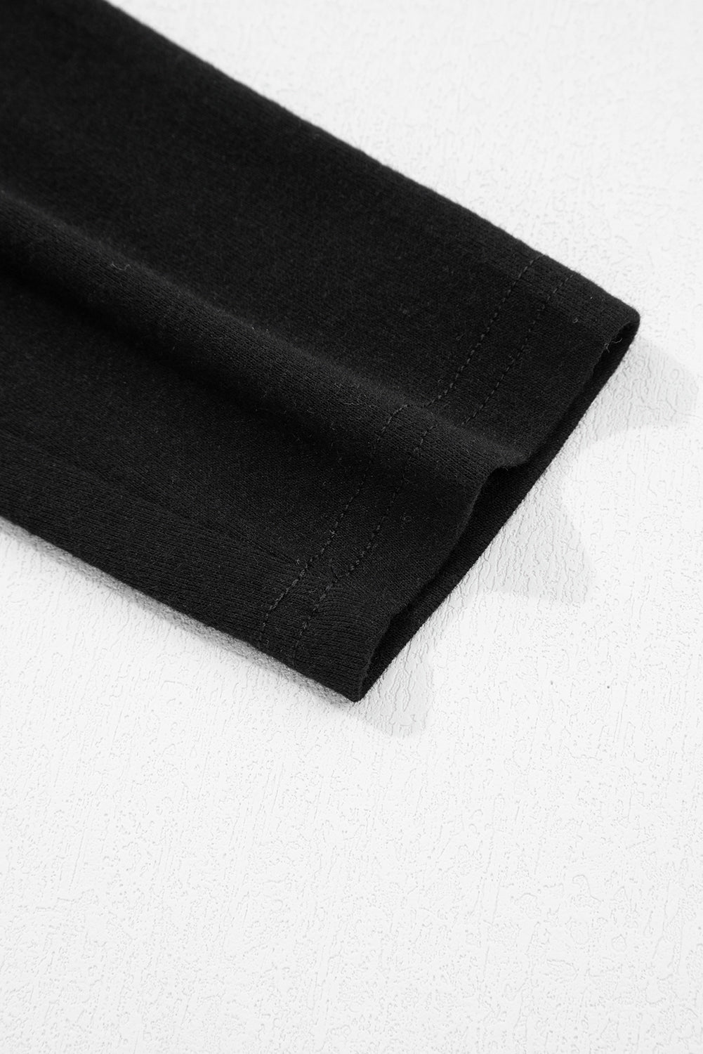 black long sleeve top