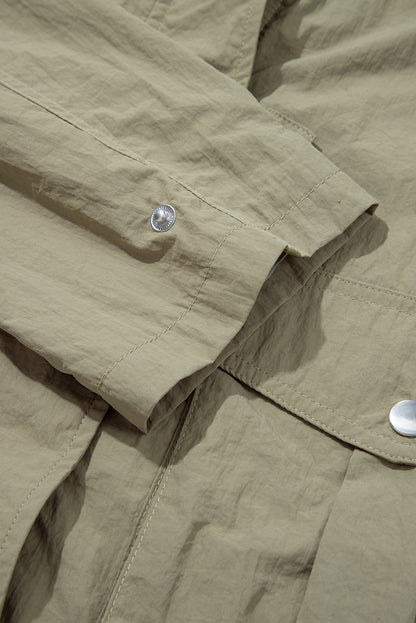 hooded utility jacket